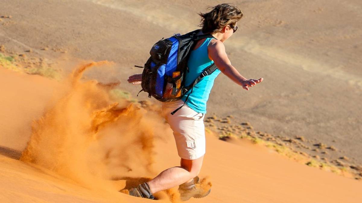 Dne runterlaufen, schneller als der Sand |  Silja Bohry / Chamleon