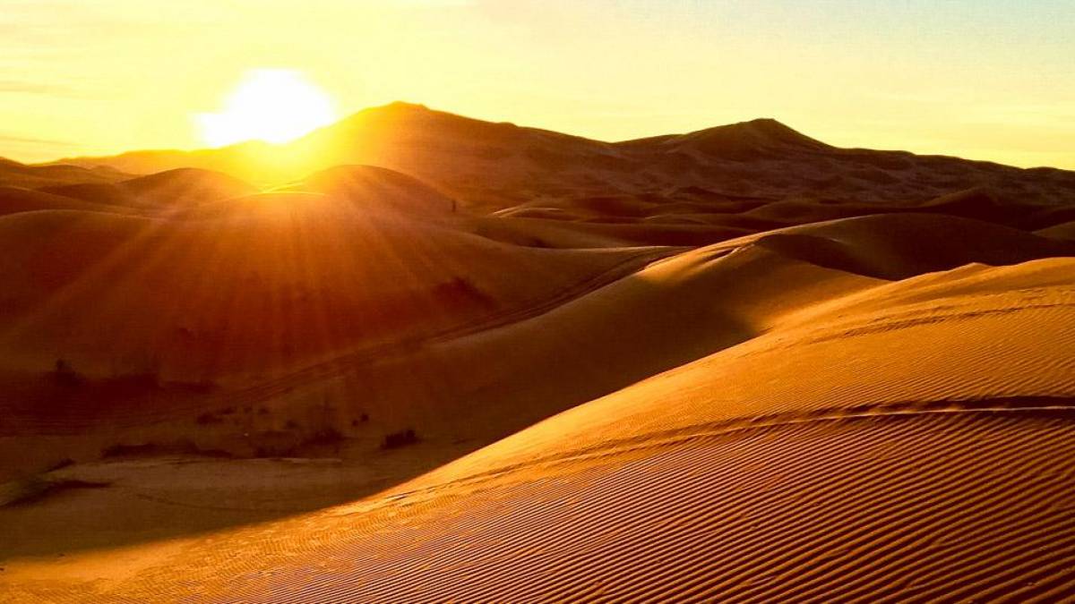 Sunrise in desert |  Kathrin Heinen / Chamleon