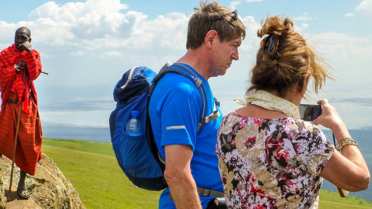 Panoramafotografie am Ngorongoro Krater |  Katrin Dohmen / Chamleon