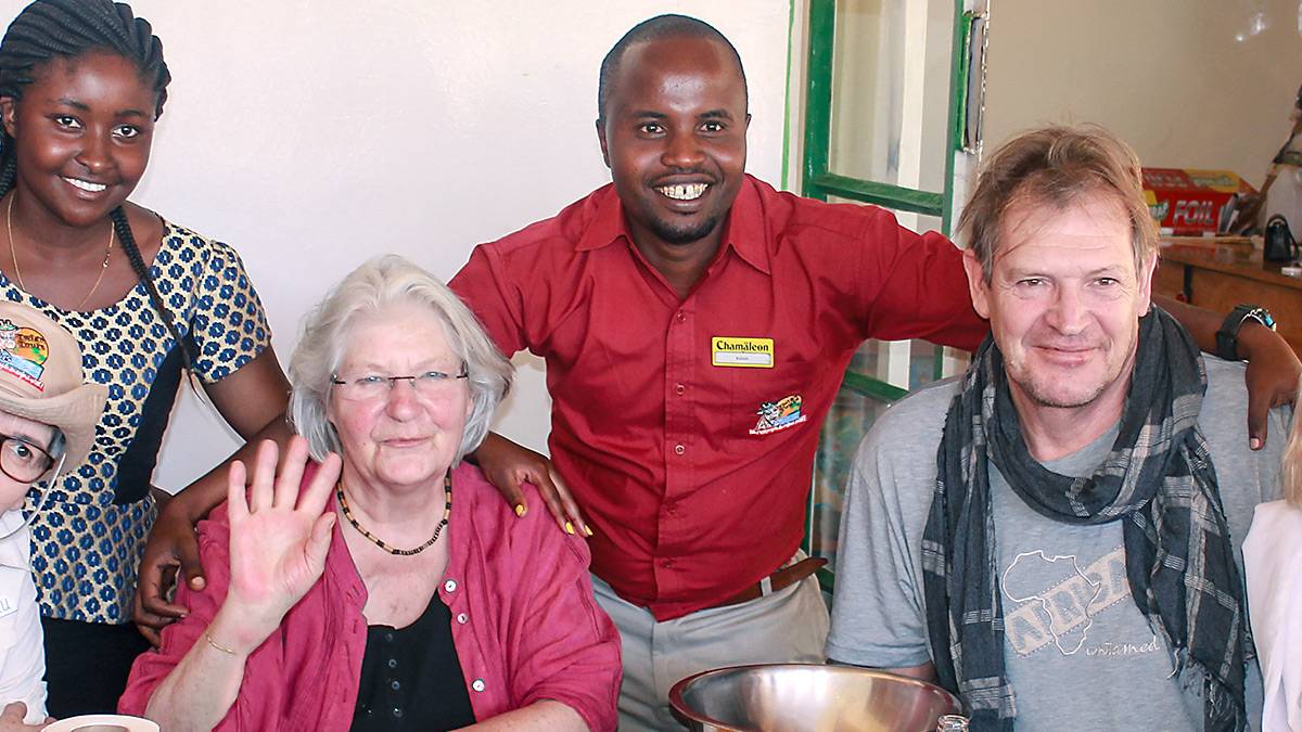 Malaika Besuch von Chamaeleon |  Malaika e.V.