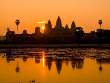 Sonnenaufgang ber Angkor Wat
