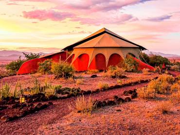 Sonnenuntergang im Shumata Camp |  Shumata Camp / Chamleon