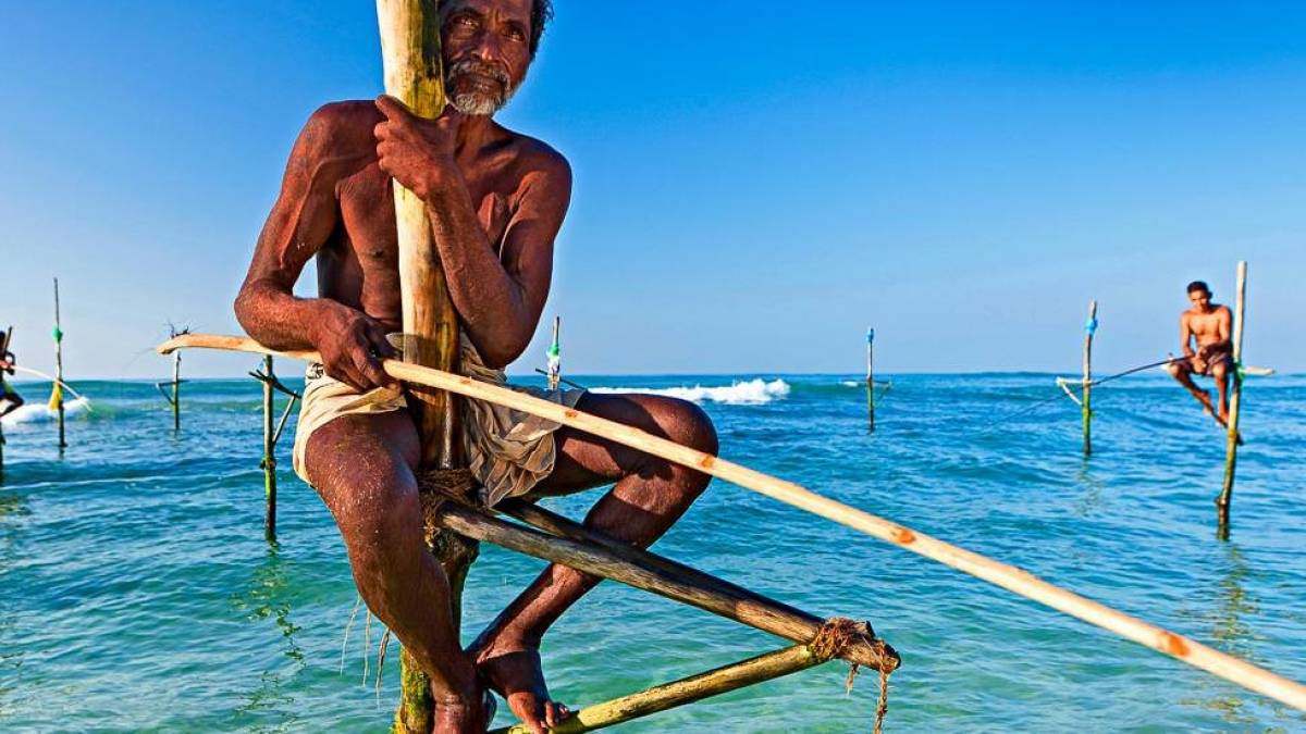 Stelzenfischer in Sri Lanka |  iStockphoto / Chamleon