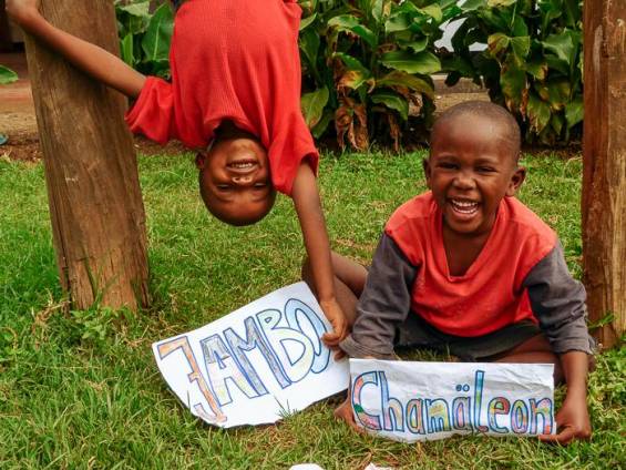 Ein Gru? an Cham?leon von den Kids |  Malaika / Chamleon