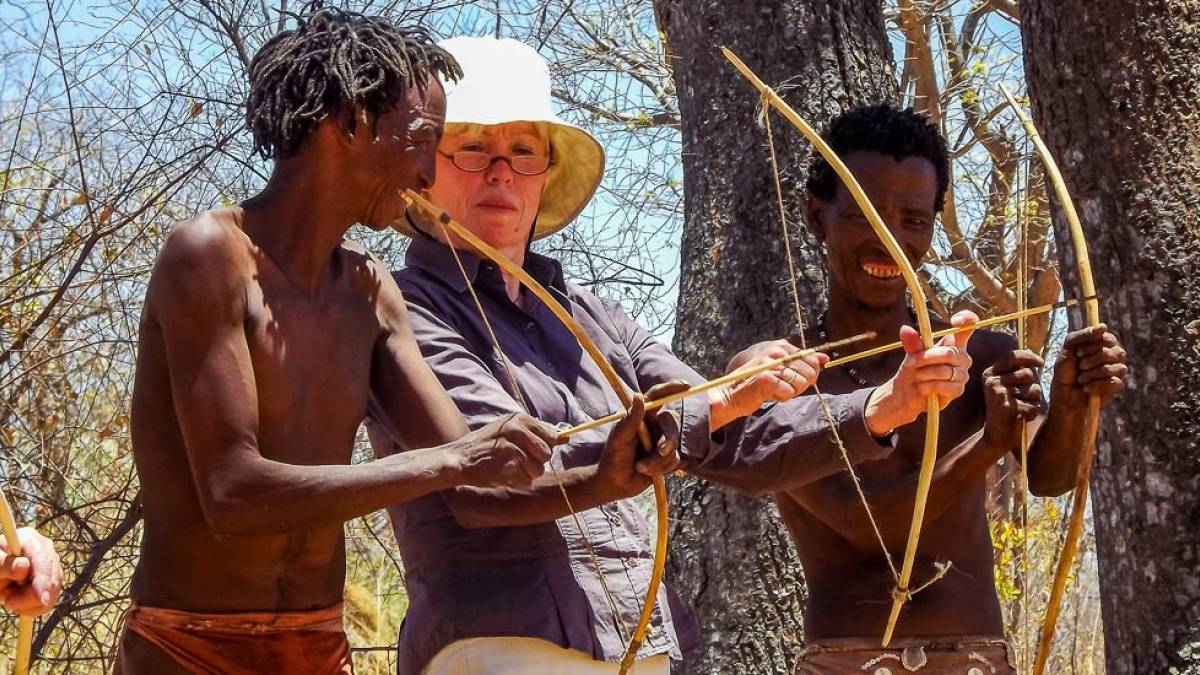 Jgerlatein bei den San |  Katrin Giebe / Chamlon