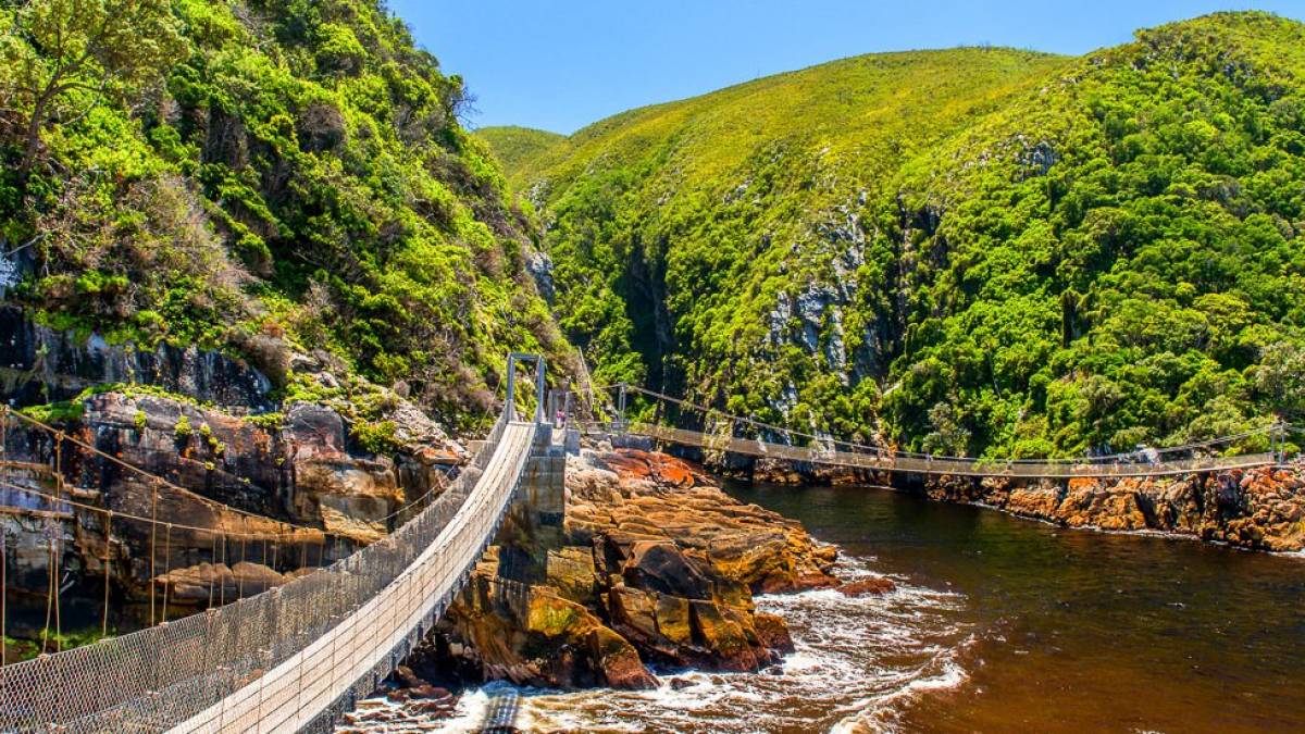 Storms River Hngebrcke im Tsitsikamma Nationalpark |  Klaus Hansen / Chamleon