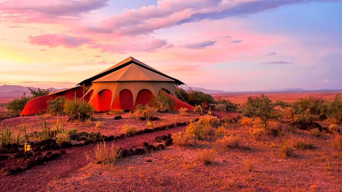 Sonnenuntergang im Shumata Camp |  Shumata Camp / Chamleon