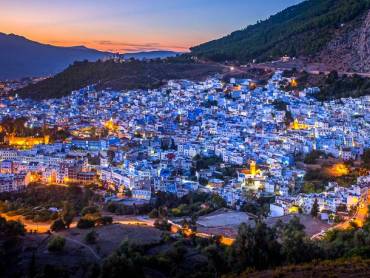 Blick auf Chefchaouen