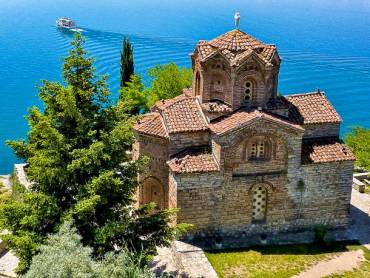 Kirche des Heiligen Johannes von Kaneo am Ohridsee