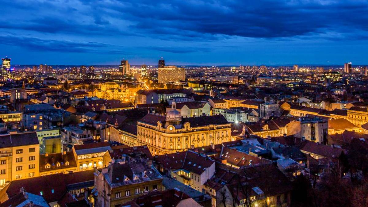 Zagreb am Abend |  Frane Medic, Unsplash / Chamleon