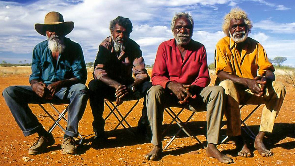 Vier alte Aboriginals |  Chamleon