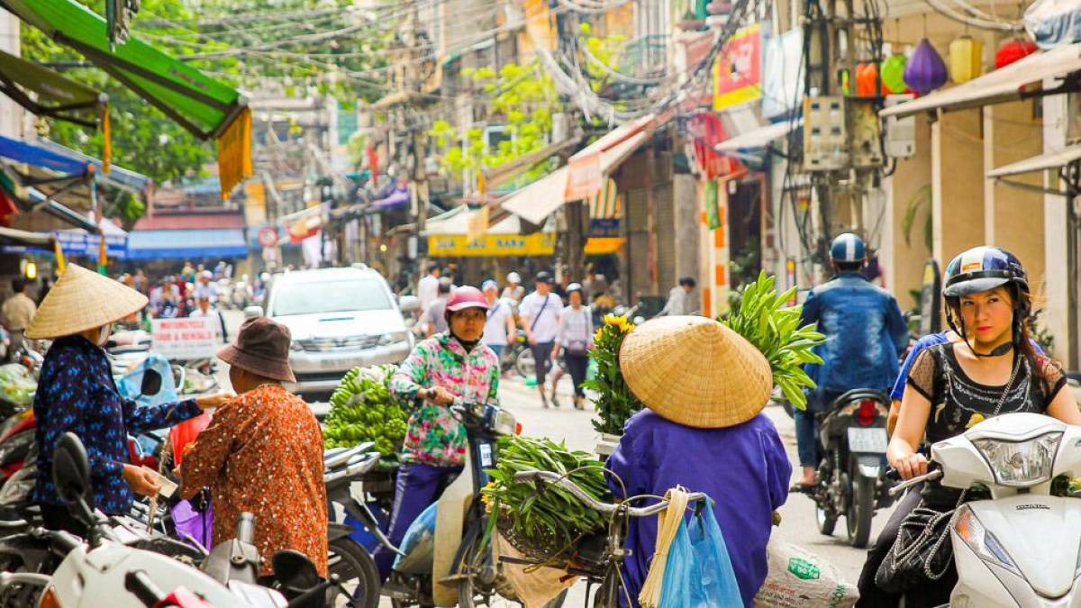 Innenstadt von Hanoi |  Claudia Exner / Chamleon