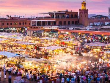 Zentraler Markt in Marrakesch