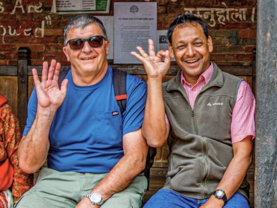 Kedar mit Reisegast |  Chamleon